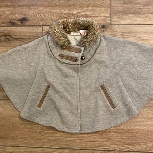 2T Gray Poncho